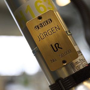 der 50.000ste Cobot erhielt den Namen Jürgen 