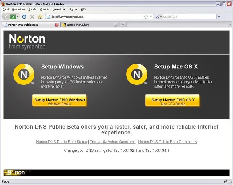 Auf der Webseite von Norton DNS findet sich für Windows- und Mac-Nutzer eine schriftliche Anleitung, wie man den DNS-Server einrichtet. Eine automatisierte Anwendung hierfür soll in Kürze folgen. (Archiv: Vogel Business Media)