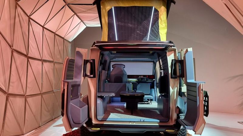 PV5 „WKNDR“, kurz für Wochenendausflug, hat Kia sein Showcar genannt. (Bild: Kia)