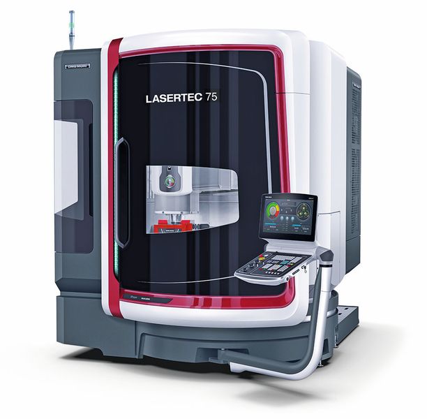 Mit einer Stellfläche von lediglich 8 m² ist die Lasertec 75 Shape der ideale Begleiter auch in engsten Produktionsumgebungen. (DMG Mori)