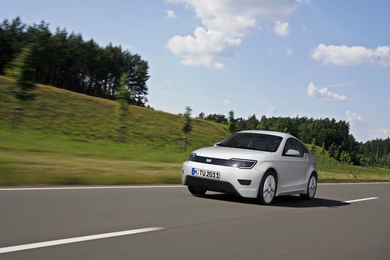 Das Elektromobil ist vor allem für Privatanwender gedacht. (Bild TU München)