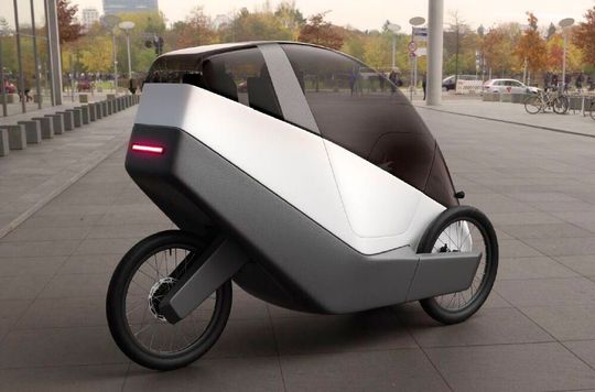 Hinterradlenkung und Neigungstechnik sollen das Velomobil besonders wendig machen – zum Vergrößern bitte klicken.(Bild:  Ducenti)