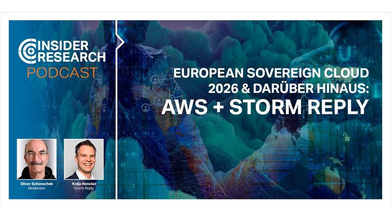 European Sovereign Cloud 2026 & darüber hinaus: AWS + Storm Reply, ein Interview von Oliver Schonschek, Insider Research, mit Dr. Kolja Henckel von Storm Reply.(Bild:  Vogel IT-Medien / Storm Reply / Schonschek)