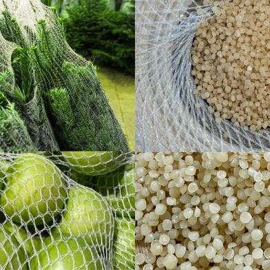 La rete biologica unisce così le caratteristiche fondamentali delle reti in plastica convenzionali – in particolare le prestazioni meccaniche e l'uso efficiente del materiale – ai vantaggi della biodegradabilità e della compostabilità. (Bild: Plastrans)