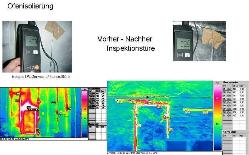 Aufnahme des Wärmeverlusts (rot) mittels thermografisches Verfahren. (Archiv: Vogel Business Media)