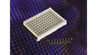 Manufactured from high-quality crystal polystyrene - these new automation-ready plates are available in a choice of ANSI / SLAS standard (96-well and breakable 8-well strip) formats.  (Source: Porvair Sciences)