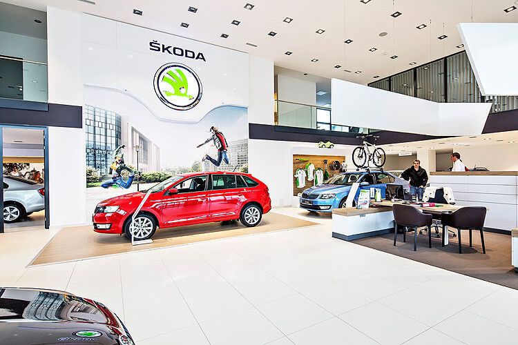 Die 80.000 bis 150.000 Euro Umbaukosten muss der Händler selbst berappen oder über die Skoda-Bank zu, wie es heißt, „günstigen Konditionen“ finanzieren. (Foto: Skoda)