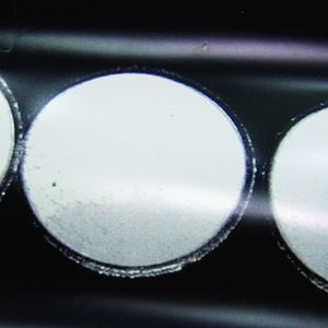 Abtrag mit einer runden 600-µm-Faser = 0,283 mm².