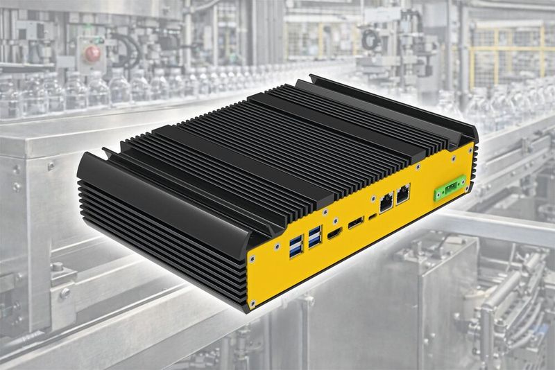 Der lüfterlose Industrie Embedded PC namens Rocksmart RSX1000 (Bild:  Werock)