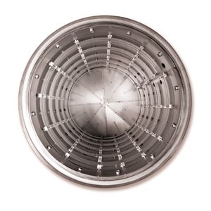 Bild 1: Zum Aufheizen und zur thermischen Abschirmung ist die Vakuumkammer mit metallischen Einsätzen aus Molybdänlegierungen ausgekleidet. Erstmals wurde damit eine Leichtbaukonstruktion realisiert.