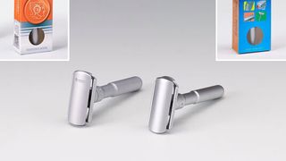 Zehn besonders dreiste Plagiate hat die Aktion Plagiarius e.V. erneut ausgezeichnet. Im Bild: Links der Original-Rasierer von Merkur, rechts ein chinesisches Plagiat.  (Aktion Plagiarius e.V.)