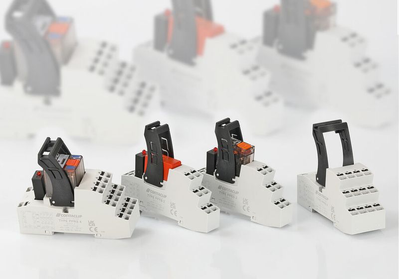 Reduzierter Verdrahtungsaufwand: Das neue Plug-Relais-Systems PPRS  mit Push-In-Anschluss.