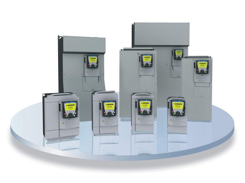Die Frequenzumrichterfamilien Altivar 61 und 71 für Leistungsbereiche von 0,37 bis 500 kW für den Einbau in ortsfeste Anlagen. Auch sie sind konform der RoHS- und WEEE-Richtlinie. (Archiv: Vogel Business Media)