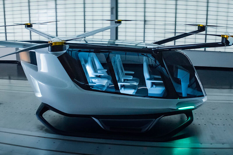 BMW hat gemeinsam mit dem US-Start-up Alakai die Studie einer Passagierdrohne mit Brennstoffzellen-Energieversorgung vorgestellt. (Alakai )