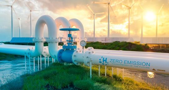 Rispetto ai tradizionali gasdotti per il gas naturale, i gasdotti per l'idrogeno comportano pericoli e rischi notevolmente maggiori.(Immagine: Hima Group; r.classen/Shutterstock.com)