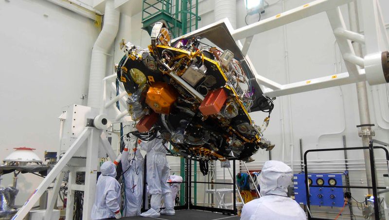 Das Herzstück des InSight-Lander das sogenannte 