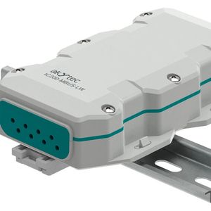 Das LoRaWAN-Gerät IC200-MBUS-LW überträgt Verbrauchsdaten von Energie-, Gas- oder Wasserzählern, die das M-Bus-Protokoll nutzen, über eine Long-Range-Funkverbindung an ein Gateway (Variante für Modbus ebenfalls erhältlich). (Bild:  Akytec)