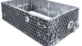 Das Batteriegehäuse hält mit neu entwickelten Aluminiumlegierungen den Crashanforderungen stand.                                                  (Trimet)