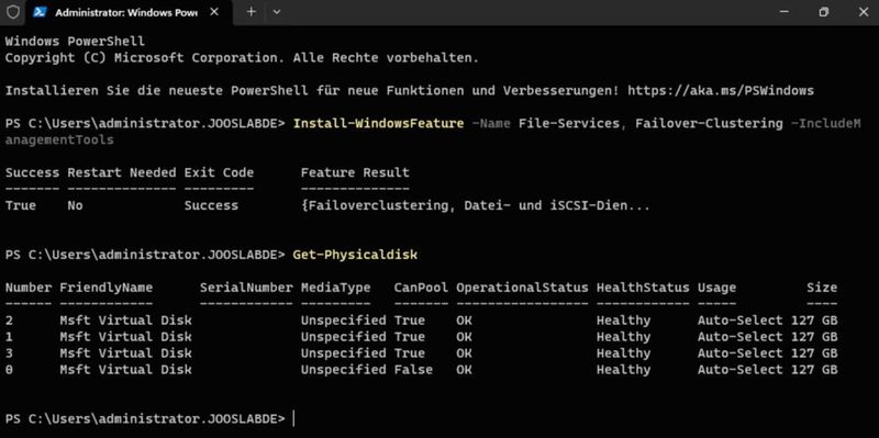 Windows Server 2028 kommt mit erweiterten Cluster-Möglichkeiten. (Bild: Joos)