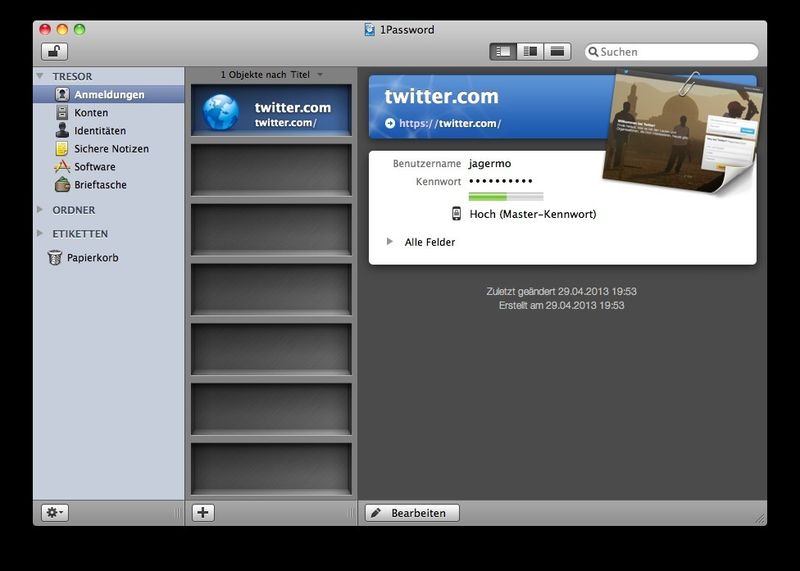 … und auf Mac OS. Letzter ist nicht nur auf Deutsch übersetzt, sondern auch deutlich hübscher. (Bild: VBM)