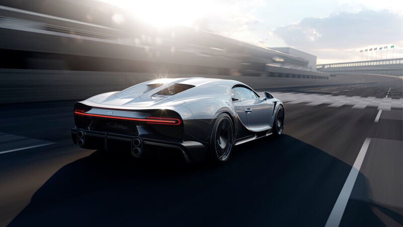Die höhere Endgeschwindigkeit wird nicht nur durch den stärkeren Motor erreicht, sondern auch durch eine neue Aerodynamik. (Bugatti)