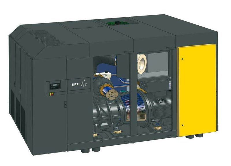 Bild 1: Ein Blick ins Innere zeigt: Es wird kein Platz verschenkt. Alle Komponenten gruppieren sich sinnvoll um den 1:1-Antrieb herum. (Archiv: Vogel Business Media)