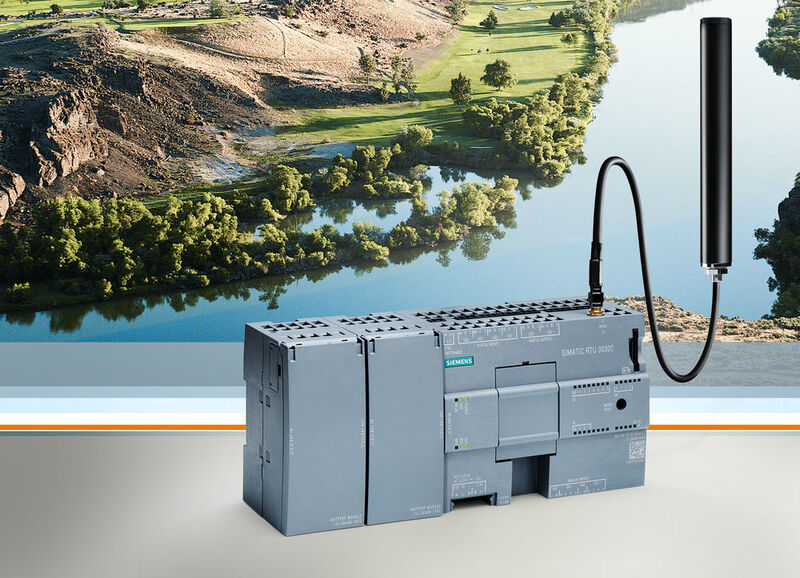 Mit der Simatic RTU3030C erweitert Siemens sein Angebot an Fernwirkstationen (Remote Terminal Units/RTU) um eine kompakte Fernwirkeinheit mit autarker Energieversorgung. (Siemens)
