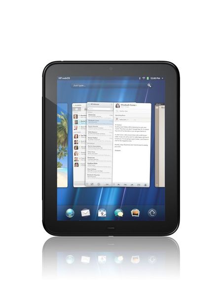 Nach mehr als einem Jahr Wartezeit hat  vorgestellt. Das Touchpad arbeitet mit der neuen Version von WebOS, integriert WLAN und GPS und ist dank Frontkamera auch für Videotelefonie gerüstet. (Archiv: Vogel Business Media)