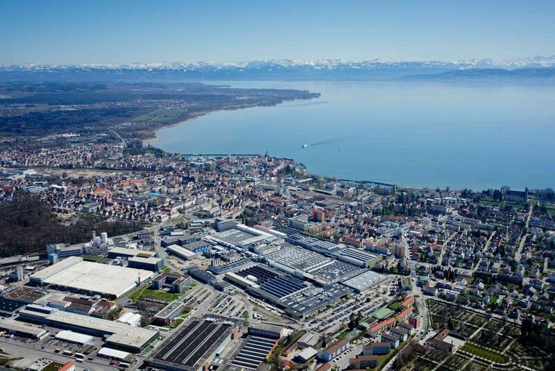 Der Hauptsitz von Rolls-Royce Power Systems befindet sich in Friedrichshafen am Bodensee; hier der Blick auf Werk 1. (Bild: Rolls-Royce Power Systems / Gerhard Plessing Flug und Bild)
