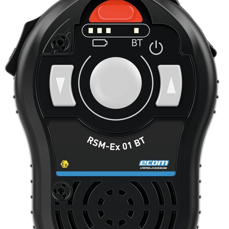 Das RSM-Ex 01 BT Z0 soll dank hervorragender Tonqualität auch in rauen Industrieumgebungen überzeugen, so Ecom.