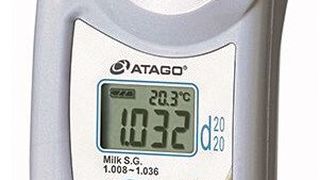 Speziell zur Messung des spezifischen Gewichts von Milch bietet Atago ein digitales Refraktometer (Bild: Gimat, Atago)