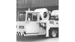 Hubwagen für Walztransporte sind auch im Firmenportfolio zu finden.  (Kamag)