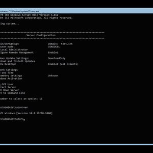 Windows Server 2016 Insider Previews werden normalerweise als Core-Server zur Verfügung gestellt und mit RSAT verwaltet.