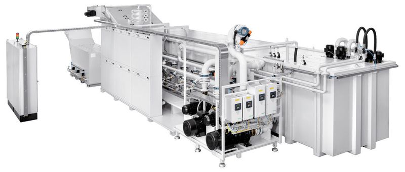 Bild 1: Durch den modularen Aufbau  des Micropur-Filters gelang es, auf engem Raum eine Anlage zu installieren, die einen Reinheitsgrad zwischen 3 und 5 µm erzielt.  (Bild: Beck/Knoll)