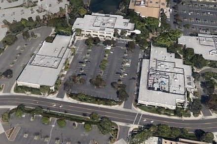 Platz 5: die Zentrale des amerikanischen Herstellers Gilead in Foster City, Kalifornien (USA) (Foto: Google Earth)