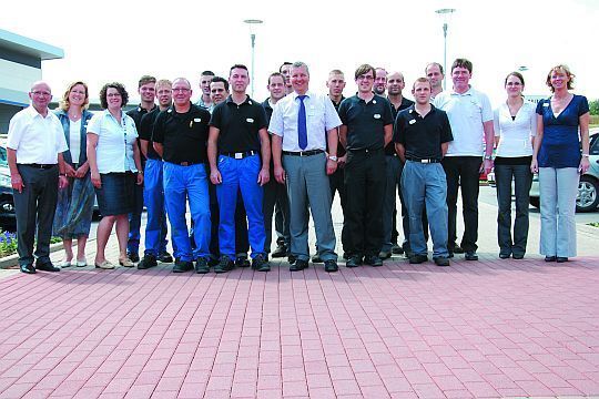 Engagierte und kompetente Mitarbeiter sind für den Erfolg des Autohauses Hermann verantwortlich. (Rubbel)