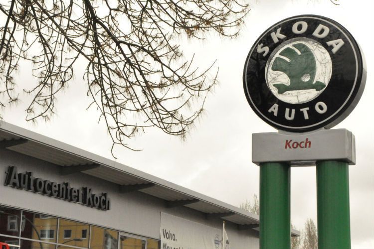 Unübersehbar Skoda. (Foto_: Stefan Richter)