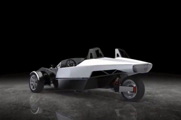 Der Torq Roadster: das elektrisch angetriebene Trike mit 300 kW könnte in einem Batman-Film mitspielen (Epic Electric Vehicles)