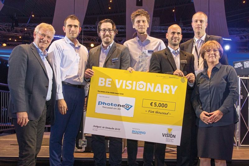 Die von der Vision-Award-Jury prämierte Kamera erreiche mit einem komplett neuen Technologieansatz höchste Auflösung und Genauigkeit. (Messe Stuttgart)