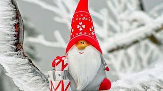 Auch der Weihnachtsmann nutzen dieses Jahr eine Selfie-Stange. (gemeinfrei)