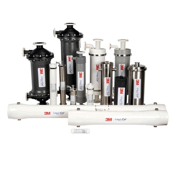 Liqui-Cel-Membrankontaktoren gibt es in vielfältigen Baugrößen und Gehäuseausführungen für unterschiedliche Anwendungen. (3M)