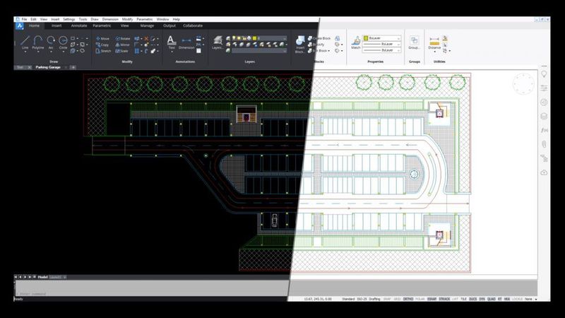 Die tägliche Arbeit eines Konstrukteurs besteht nur zu 20 % aus kreativer Arbeit - das neue Hauptrelease V20 der .dwg-basierten CAD-Software Brics-CAD enthält jetzt zahlreiche Neuerungen, die die tägliche Arbeit erleichtern sollen. Die GUI kann jetzt auch auf schwarzen Hintergrund gestellt werden. (Brics-CAD)