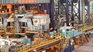 Großanlagen aus Deutschland waren außerhalb der Eurozone gefragt, ansonsten sahen die Auftragseingänge im Maschinenbau eher düster aus. (SMS Siemag)