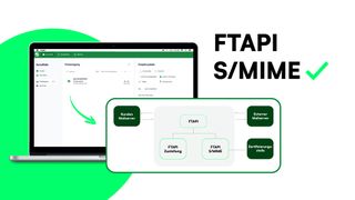 FTAPI erweitert seine Plattform um S/MIME-Unterstützung – für automatische, DSGVO-konforme E-Mail-Verschlüsselung ohne manuelle Zertifikatsverwaltung. (Bild: FTAPI)