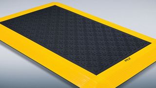 Sicherheitsschaltmatte mit integrierter Ortsdetektion. (Photodesign)