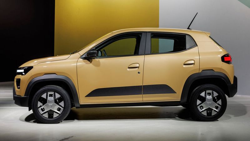 Mit seiner lediglich 3,70 Meter langen Karosserie bleibt der Spring beim Kleinstwagen-Format. (Bild: Dacia)