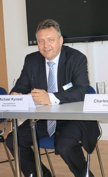 Michael Kynast, Geschäftsführer der Messe Erfurt: „Wer in Sachen 3D-Druck aktiv ist oder es werden will, der kommt an Erfurt nicht vorbei.“ (Reinhardt / Devicemed)