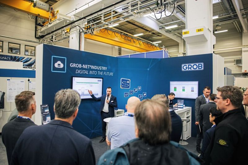 Impressionen vom 1. Tag der Grob-Hausmesse. (Bild: Grob-Werke)