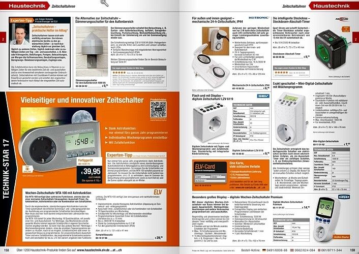 ELV-Katalog 2015: Neuigkeiten, Projekte, Produkte - eine kleine Katalogauswahl (Bild: ELV)