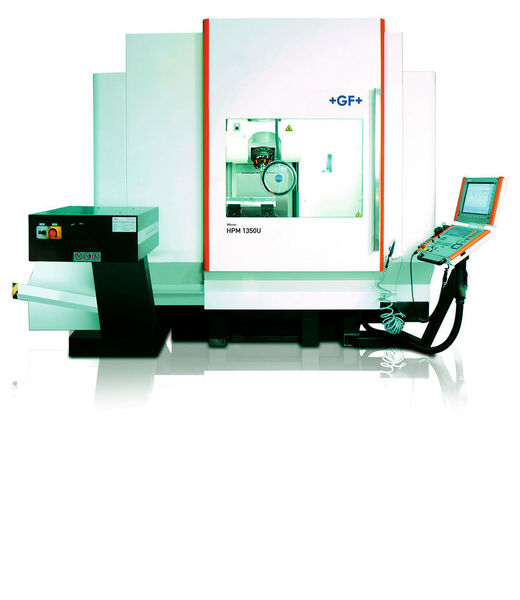Das Fräsbearbeitungszentrum Mikron HPM 1350U von GF Machining Solutions. (Bild: GF Machining Solutions)